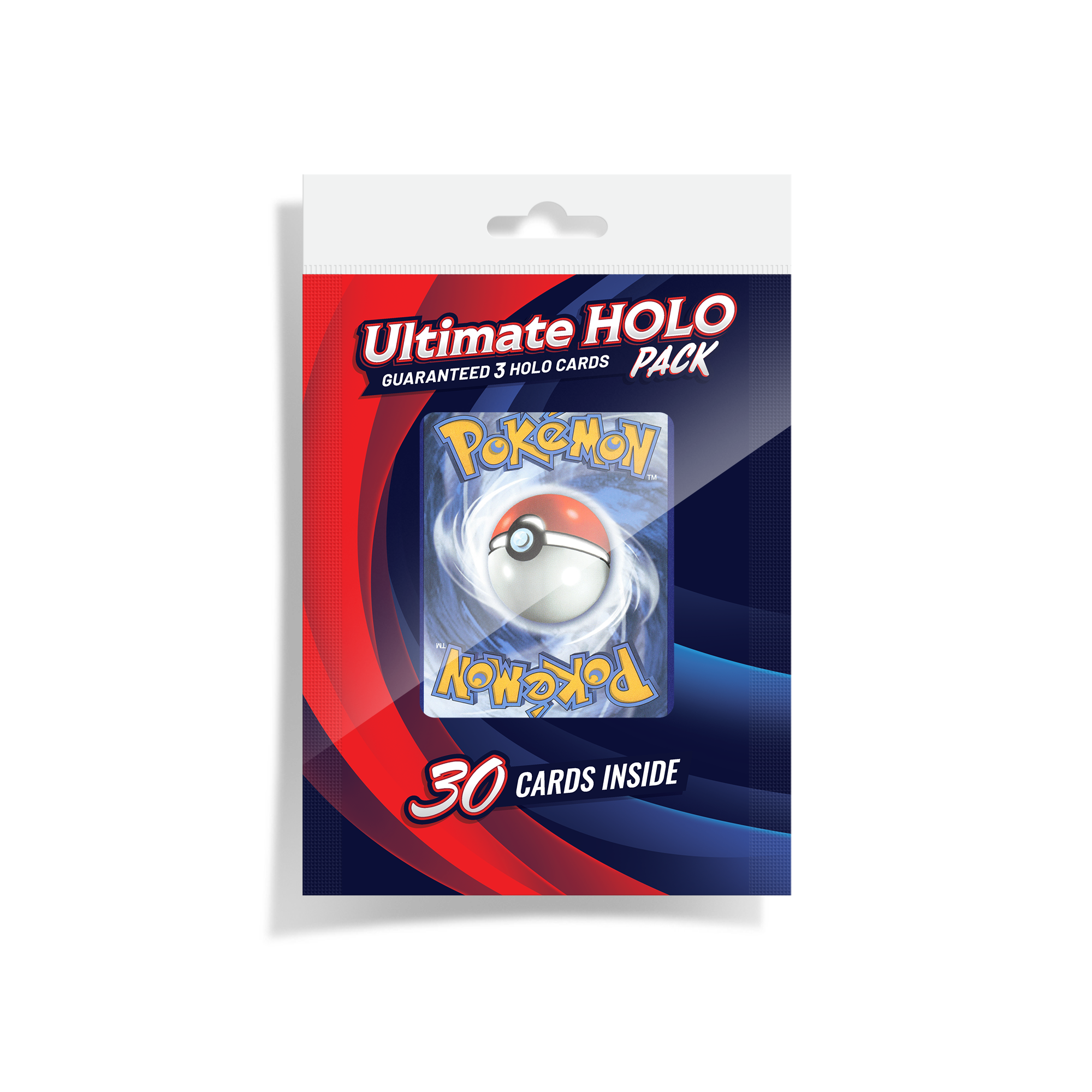 Pokémon Ultimate Holo Pack 30 Count with 3 guaranteed Holo Rare Card